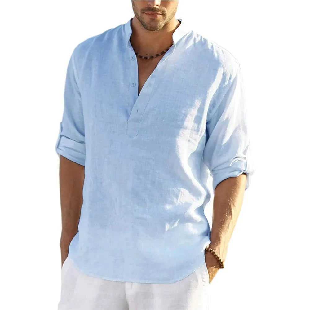Elvren Linen Shirt – The Effortlessly Cool Long-Sleeve You'll Reach for Every Day