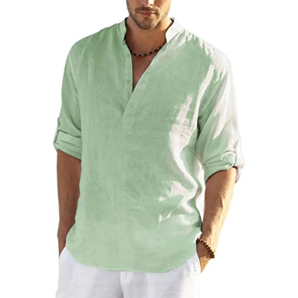 Elvren Linen Shirt – The Effortlessly Cool Long-Sleeve You'll Reach for Every Day
