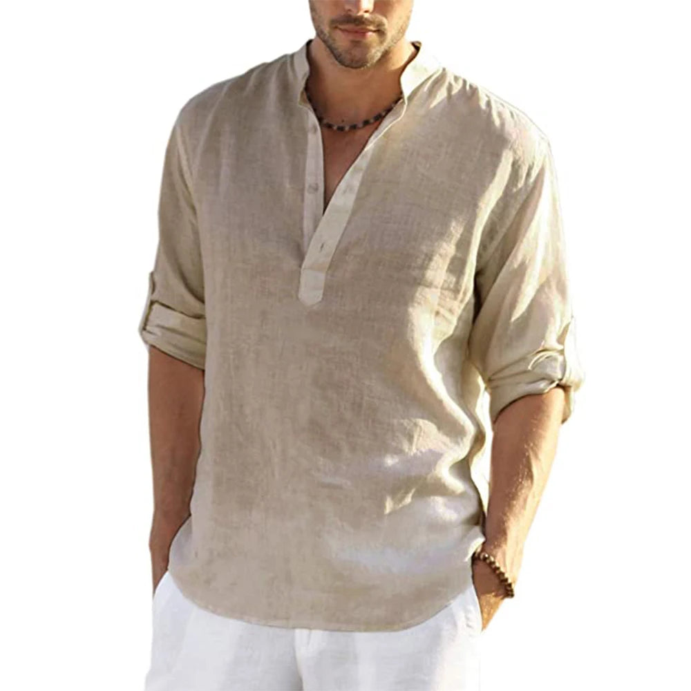 Elvren Linen Shirt – The Effortlessly Cool Long-Sleeve You'll Reach for Every Day