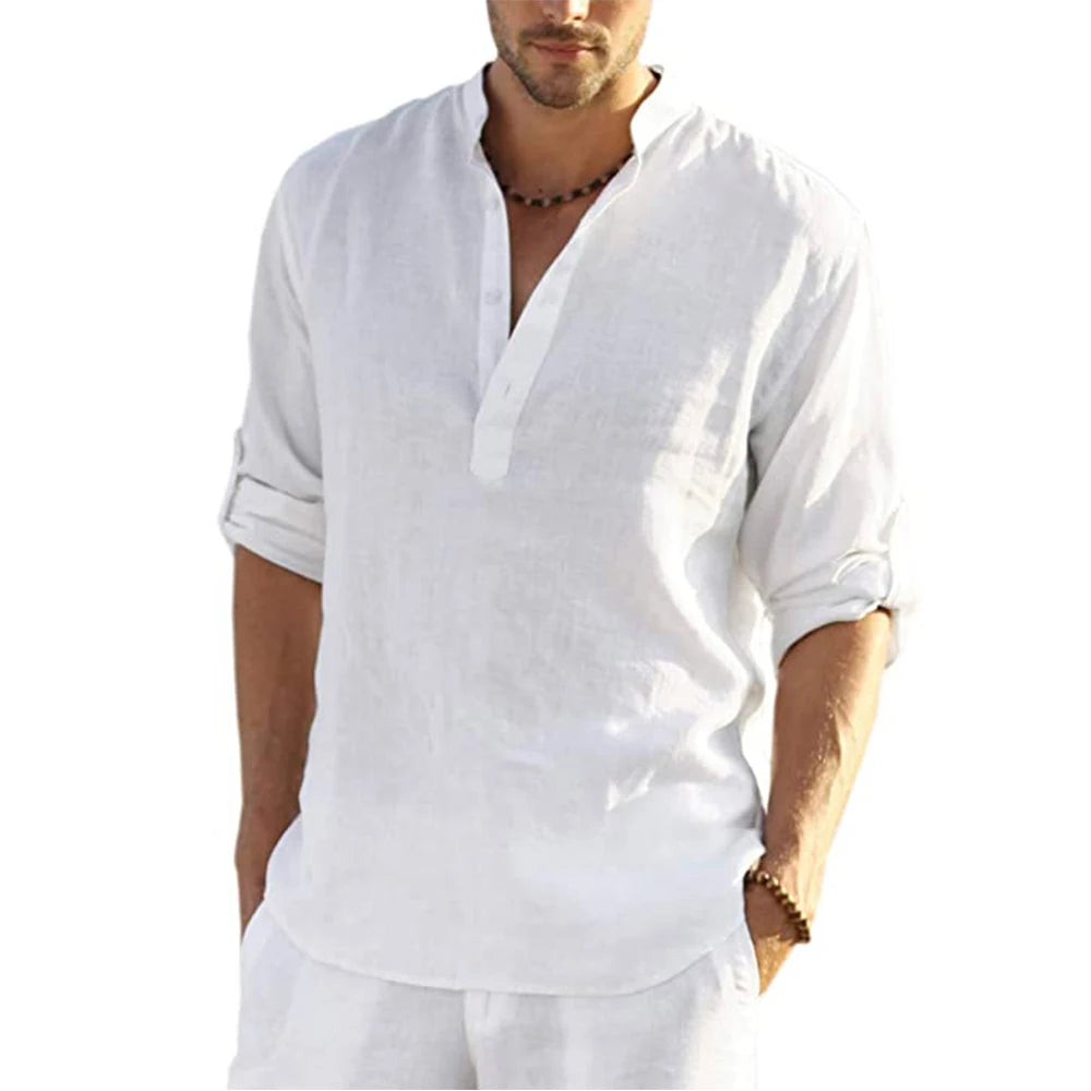Elvren Linen Shirt – The Effortlessly Cool Long-Sleeve You'll Reach for Every Day