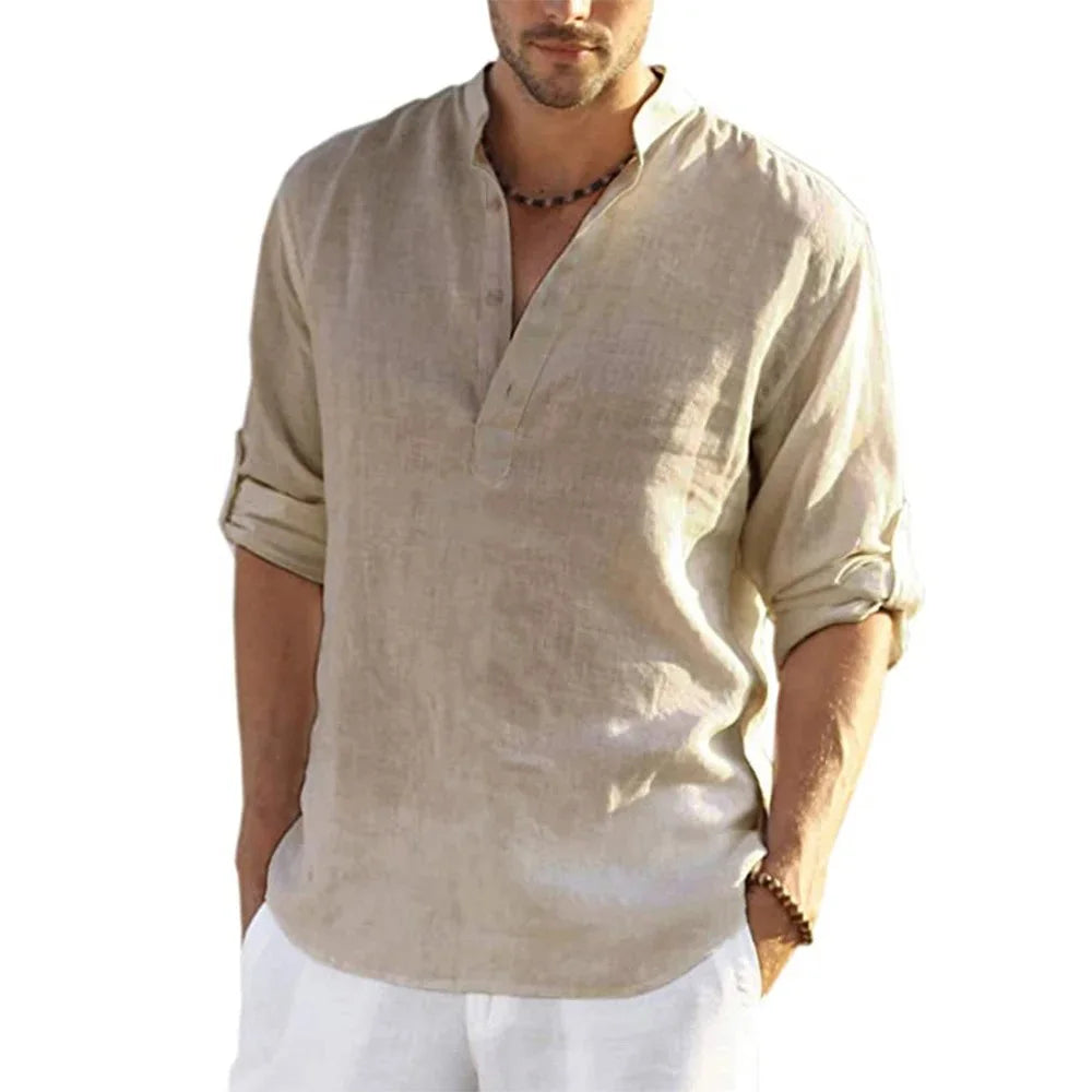 Elvren Linen Shirt – The Effortlessly Cool Long-Sleeve You'll Reach for Every Day