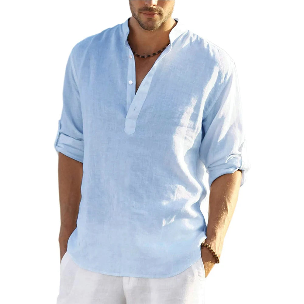 Elvren Linen Shirt – The Effortlessly Cool Long-Sleeve You'll Reach for Every Day